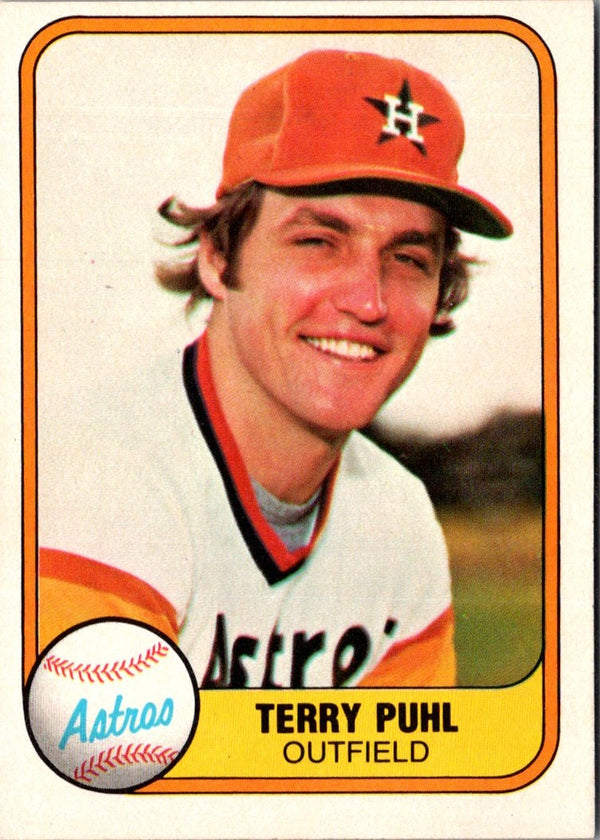 1981 Fleer Terry Puhl #62