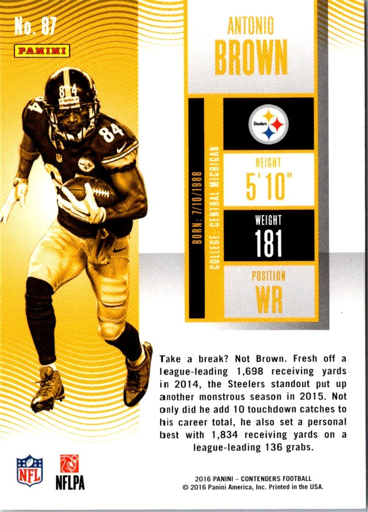 2015 Panini Antonio Brown