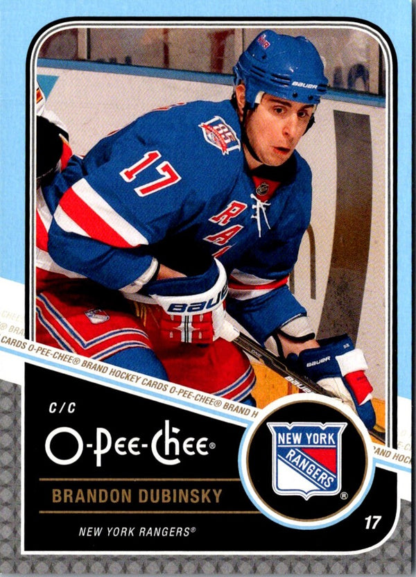 2011 O-Pee-Chee Brandon Dubinsky #299