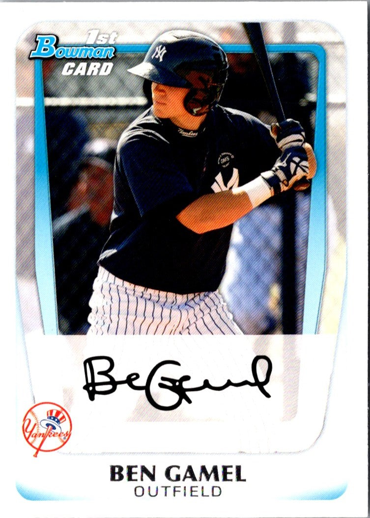 2011 Bowman Prospects Ben Gamel