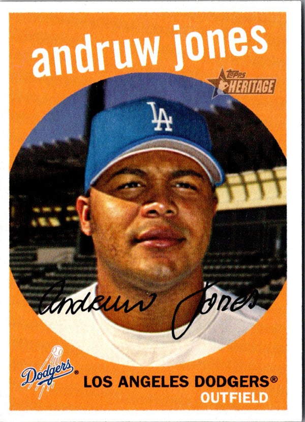 2008 Topps Heritage Andruw Jones #230