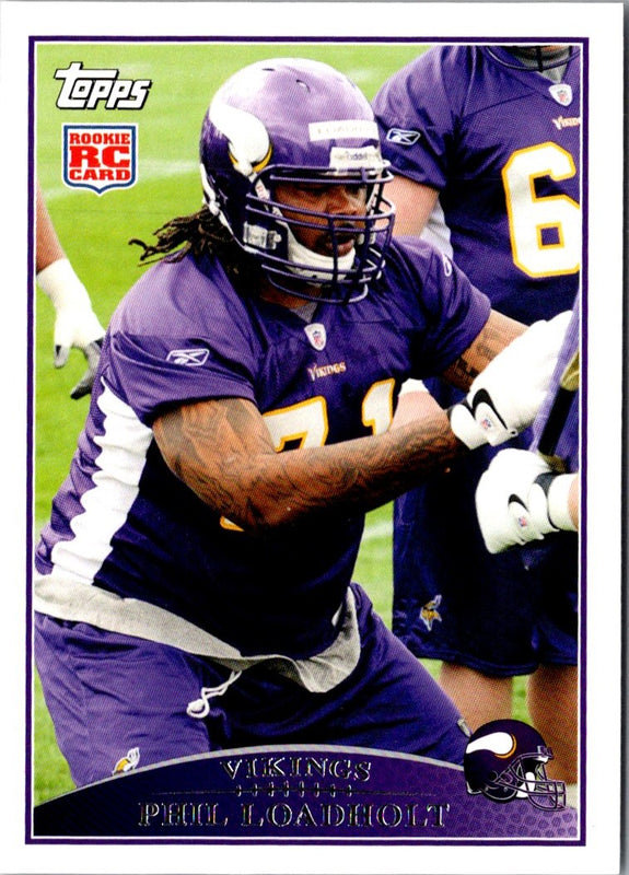 2009 Topps Phil Loadholt #418 Rookie