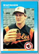 1987 Fleer Brad Havens