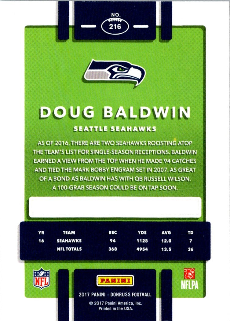 2017 Donruss Doug Baldwin