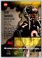 1997 Topps Stadium Club Football Bert Emanuel #237