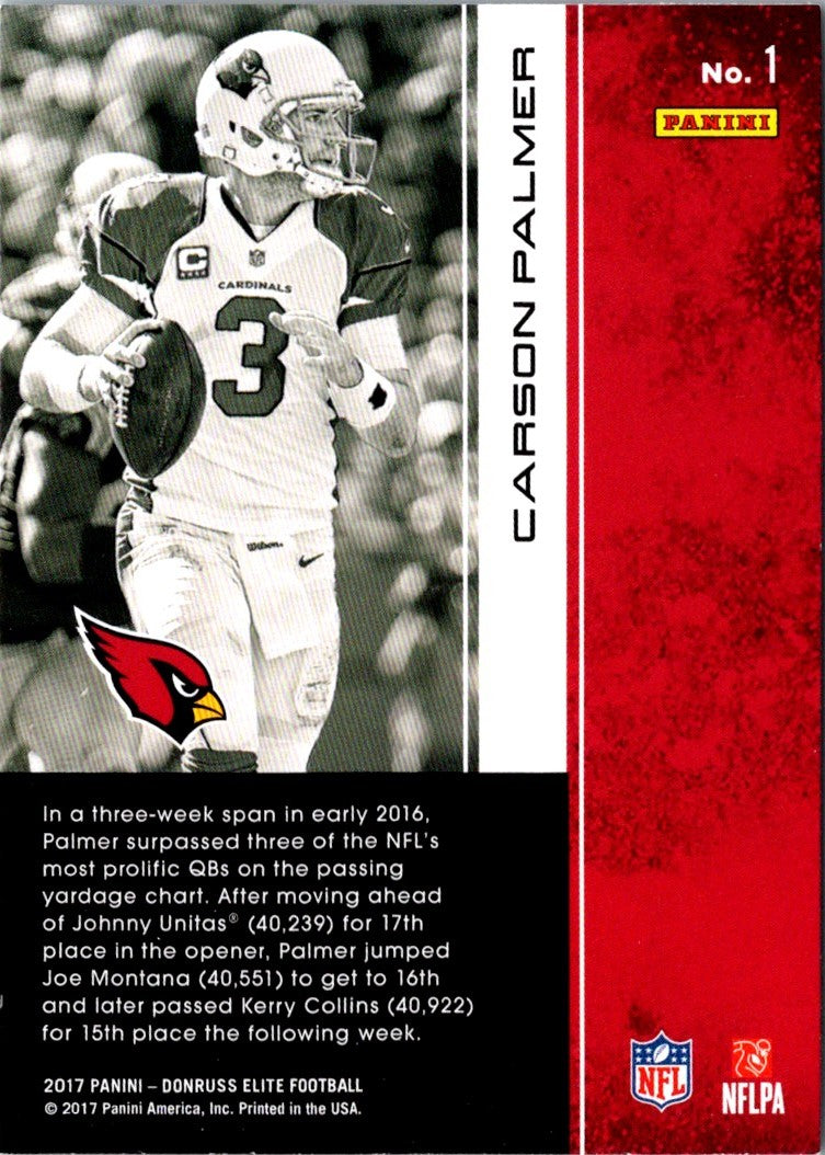 2017 Panini Carson Palmer