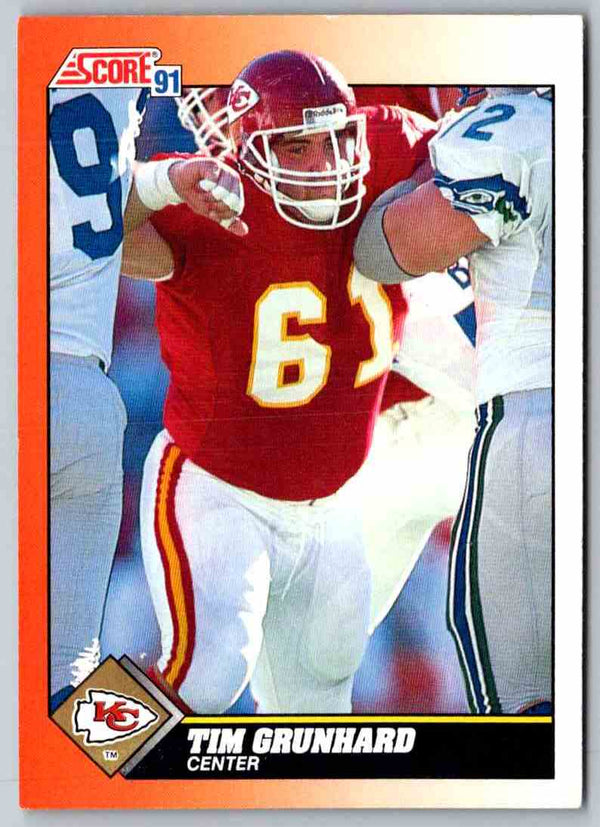1991 Score Tim Grunhard #379