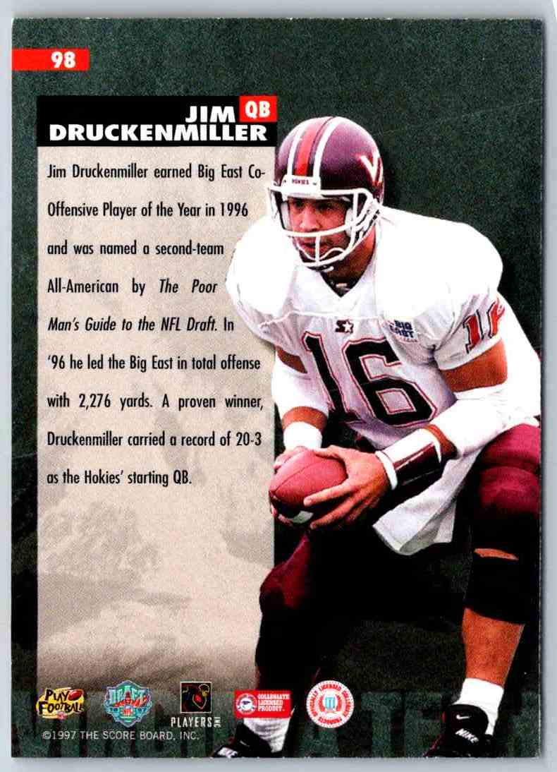 1997 Score Board Sb Jim Druckenmiller