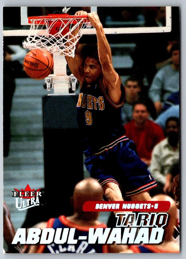 2000 Fleer Triple Crown Tariq Abdul-Wahad #91