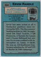 1988 Topps Ervin Randle #360