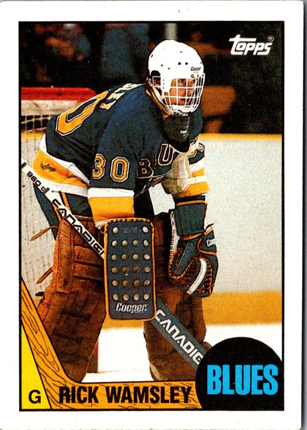 1987 O-Pee-Chee Rick Wamsley #65