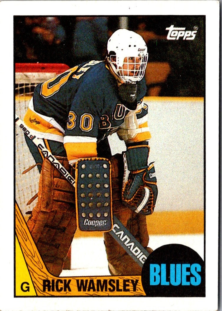 1987 O-Pee-Chee Rick Wamsley