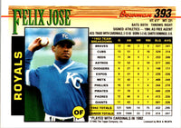 1993 Bowman Felix Jose #393