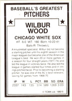1987 TCMA 1982 Greatest Pitchers Wilbur Wood #5