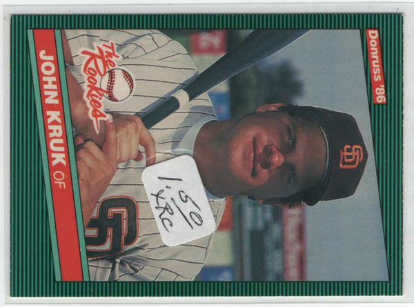 1986 Donruss The Rookies John Kruk #42