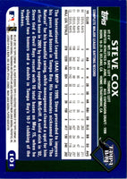 2003 Topps Steve Cox #101