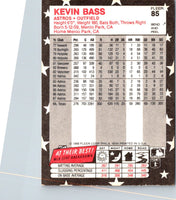 1988 Fleer Star Stickers Kevin Bass #85