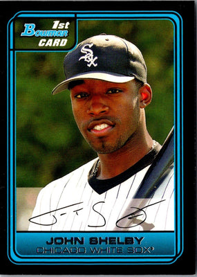 2006 Bowman Chrome Draft Picks & Prospects John Shelby Jr. #DP60