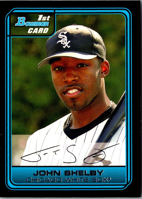 2006 Bowman Chrome Draft Picks & Prospects John Shelby Jr. #DP60
