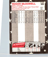 1988 Fleer Star Stickers Roger McDowell #105
