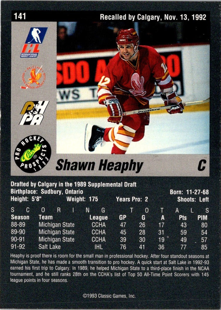 1993 Classic Pro Prospects Shawn Heaphy