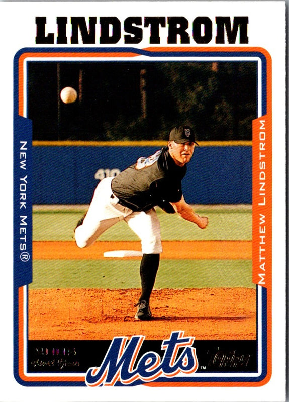 2005 Topps Matt Lindstrom #309 Rookie