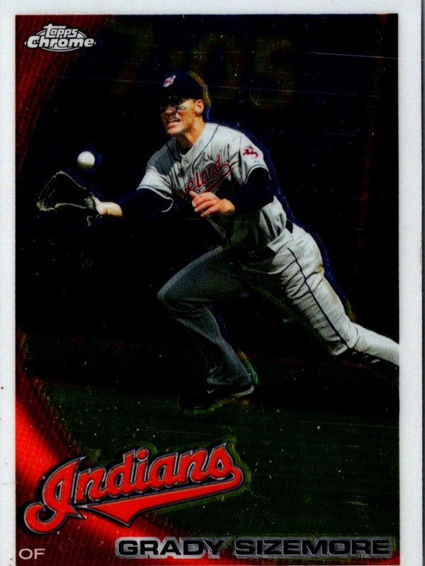 2010 Topps Chrome Grady Sizemore #157