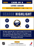 2012 Score Luke Adam