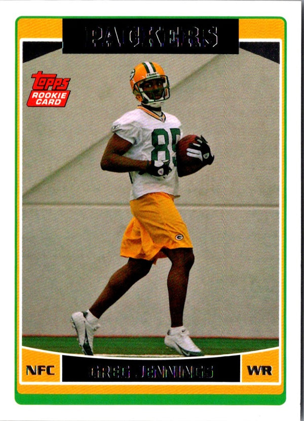 2006 Topps Green Bay Packers Greg Jennings #GB12