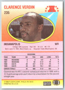 1990 Fleer Clarence Verdin
