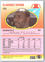 1990 Fleer Clarence Verdin #235