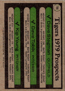 1979 Topps Tigers Prospects - Dave Stegman/Dave Tobik/Kip Young