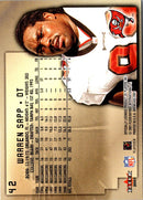 2001 Fleer Showcase Warren Sapp