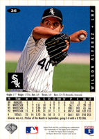 1994 Collector's Choice Wilson Alvarez #36 Silver Signature