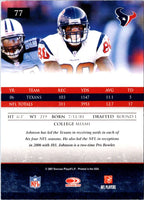 2007 Donruss Gridiron Gear Andre Johnson #77