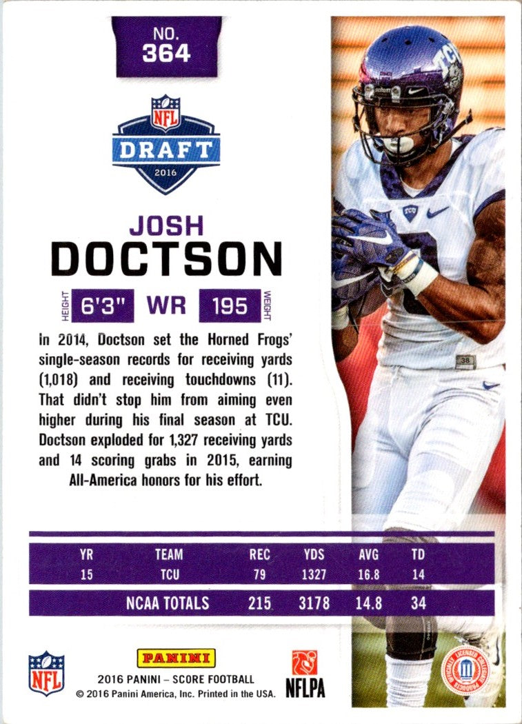 2016 Score Josh Doctson