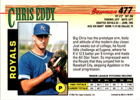 1993 Bowman Chris Eddy #477 Rookie