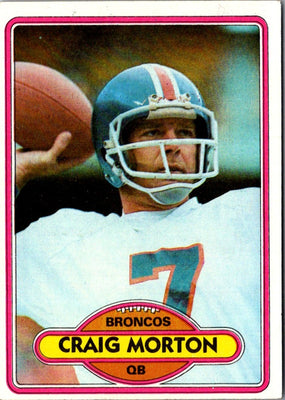 1980 Topps Craig Morton #105