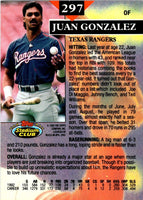1993 Stadium Club Members Only Juan Gonzalez #297