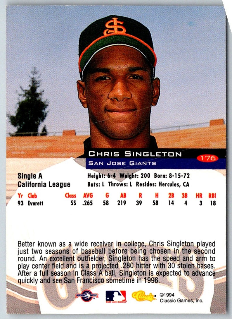 1994 Classic Chris Singleton