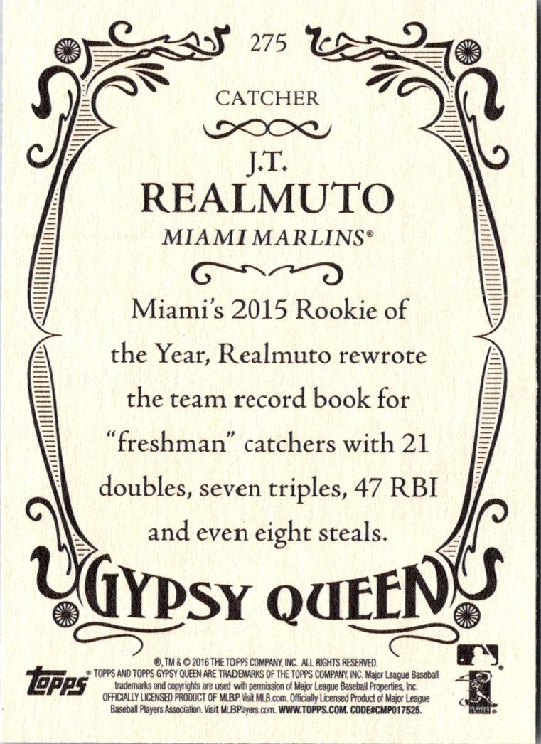 2016 Topps Gypsy Queen J.T. Realmuto