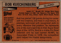 1981 Topps Bob Kuechenberg #323