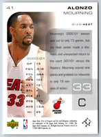 2001 Upper Deck Pros & Prospects Alonzo Mourning #41