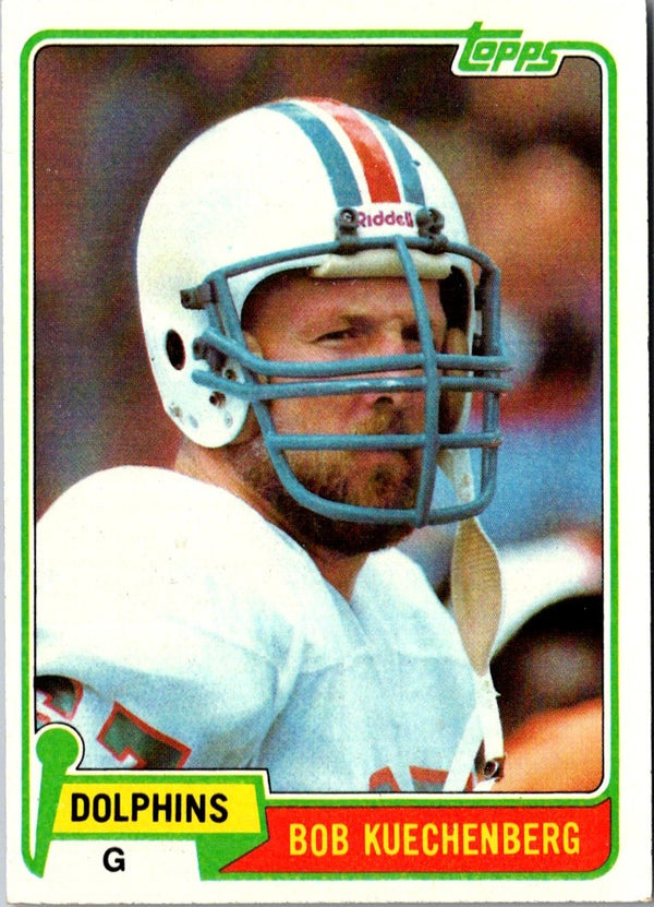 1981 Topps Bob Kuechenberg #323