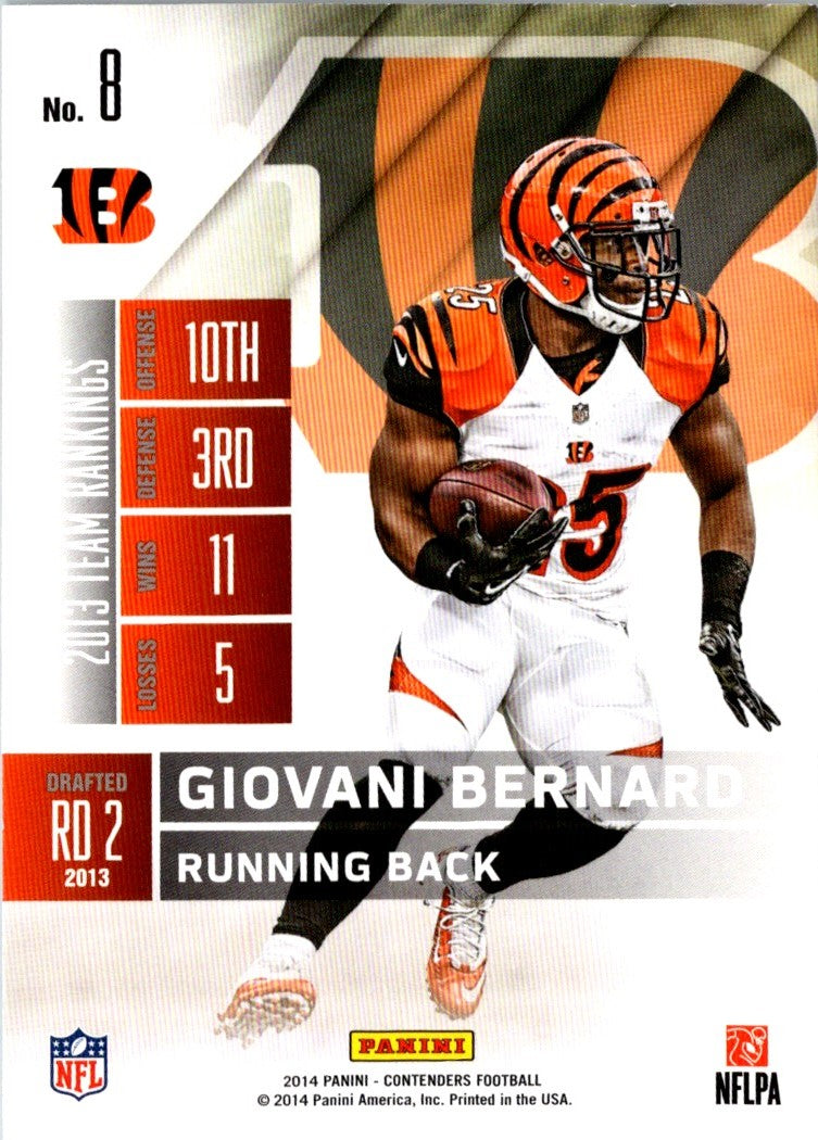 2014 Panini Contenders Giovani Bernard