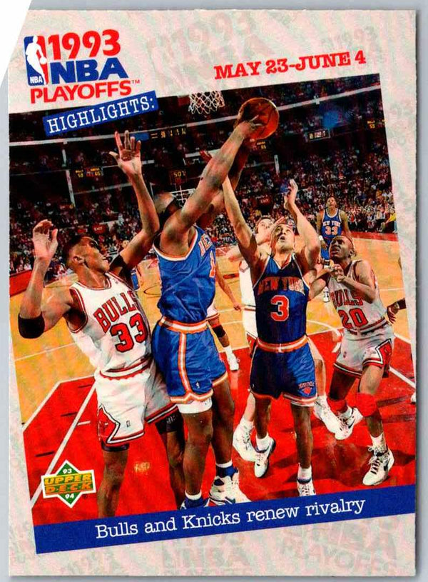 1993 Upper Deck Bulls And Knicks Renew Rivalry #196