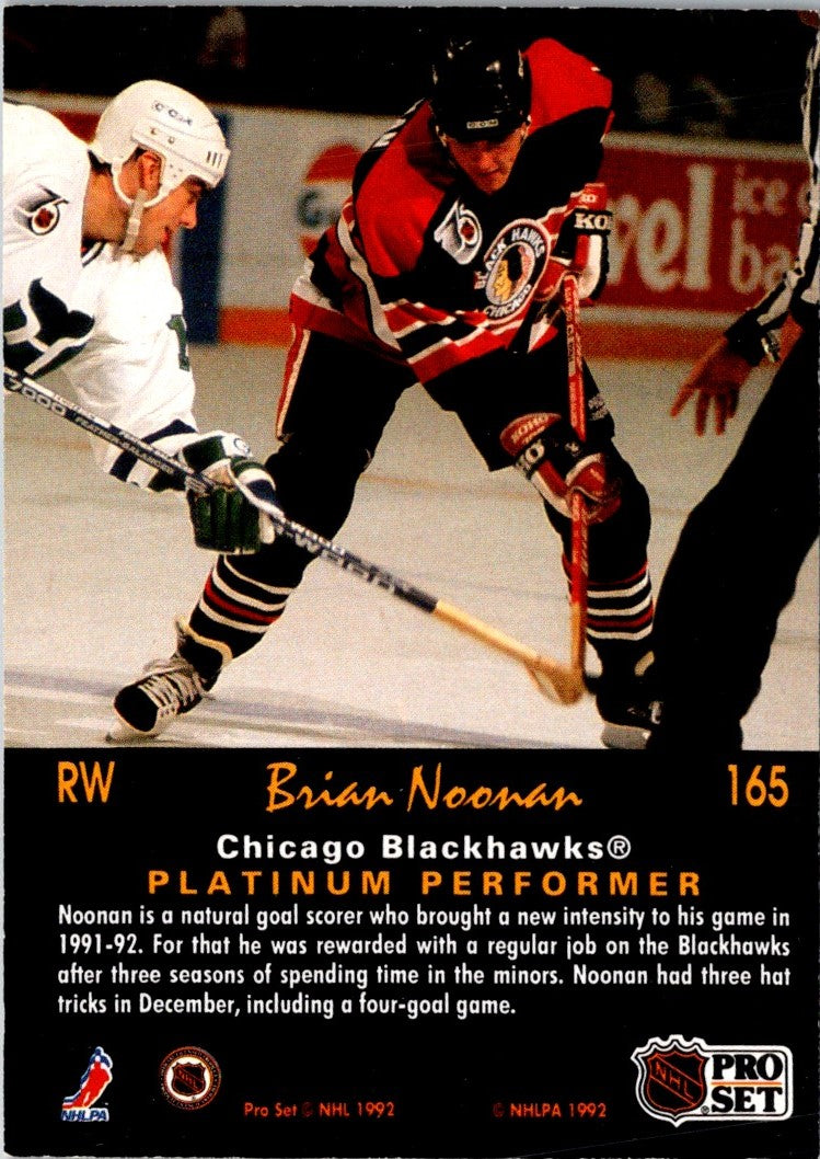 1991 Pro Set Platinum Brian Noonan