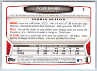 2013 Bowman Tyler Skaggs #2