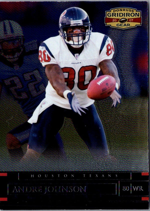 2007 Donruss Gridiron Gear Andre Johnson #77