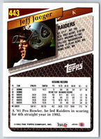 1993 Topps Jeff Jaeger #443